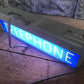 Lighted Telephone Sign, Vintage Western Electric Telephone Phone Booth Sign
