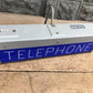 Lighted Telephone Sign, Vintage Western Electric Telephone Phone Booth Sign