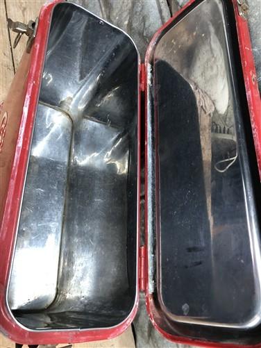 Drink Coca Cola Bottle Cooler, Vintage Metal Picnic Ice Chest, Bottle Opener