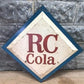 RC Cola Royal Crown Cola Diamond Sign, Vintage Metal Soda Pop Advertising Sign