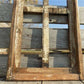 Dark American Gothic Style Wood Window Frame, Arched Farmhouse Window Frame