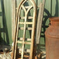 Dark American Gothic Style Wood Window Frame, Arched Farmhouse Window Frame