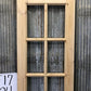 French Single Door (24.5x81) 6 Pane Glass European Styled Door F17