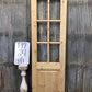 French Single Door (24.5x81) 6 Pane Glass European Styled Door F17