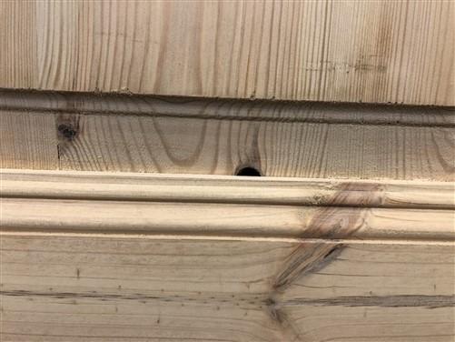 French Single Door (24.5x81) 6 Pane Glass European Styled Door F17
