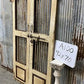 Vintage Indian Garden Gates, Carved Metal Teak Doors, Architectural Reclaim A100