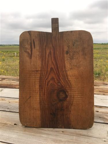 XL Vintage French Bread Board, Rectangle Bread Board, Wood Cutting Board A71