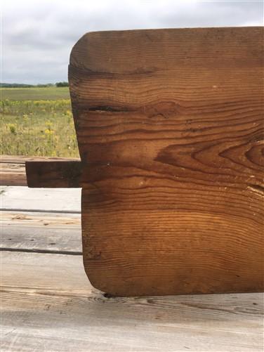 XL Vintage French Bread Board, Rectangle Bread Board, Wood Cutting Board A71