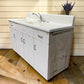 Youngstown "Thrifter" Farmhouse Sink, Vintage Dual Drainboard Utility Sink
