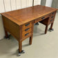 5' Executive Double Pedestal Desk, Vintage Home Office Desk, Computer Desk