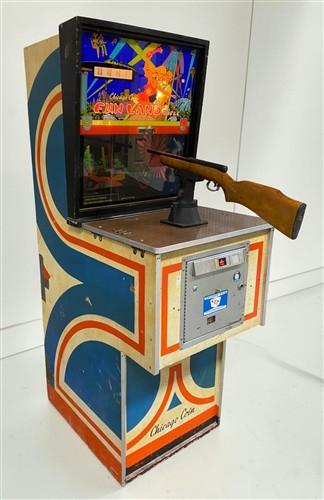 Chicago Coin Fun Land Rifle Arcade Game Vintage CoinOp Shooting Gallery Gun Game