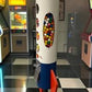 Northwestern Saturn 2000 Rocket Gumball Machine Vending Machine on Stand Coin Op