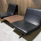 Chromcraft Mid Century Modern Double Lounge Bench w/Center Table, Vintage Chairs