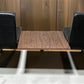 Chromcraft Mid Century Modern Double Lounge Bench w/Center Table, Vintage Chairs