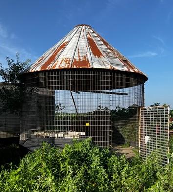 Corn Crib, Vintage Rustic Gazebo, Patio, Grain Bin, Storage Garden Tool Shed, G
