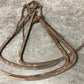 Hay Trolley Carrier Forks, Antique Cast Iron Barn Tool, Rustic Decor A