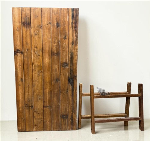 Rustic Farmhouse Solid Wood Dining Table 72"x36" with Unattached Legs