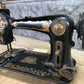 Improved Hasner Sewing Machine w/Egyptian Motif, Antique Treadle