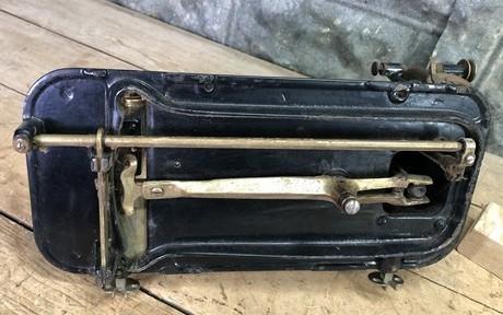 Improved Hasner Sewing Machine w/Egyptian Motif, Antique Treadle