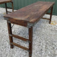 Reclaimed Wood Folding Table (68.5x22.5) Rustic Wood Dining, Kitchen Island B131