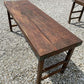 Reclaimed Wood Folding Table (68.5x22.5) Rustic Wood Dining, Kitchen Island B131