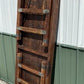 Reclaimed Wood Folding Table (68.5x22.5) Rustic Wood Dining, Kitchen Island B131