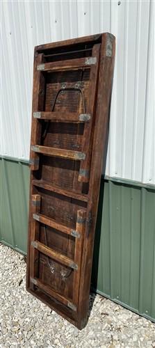 Reclaimed Wood Folding Table (68.5x22.5) Rustic Wood Dining, Kitchen Island B131