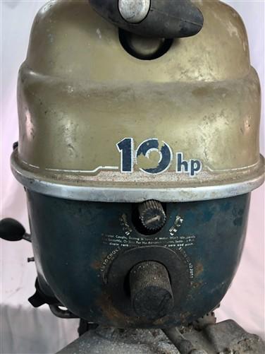 1950's Scott Atwater Bail a matic Boat Motor, Vintage 10Hp Classic Outboard A