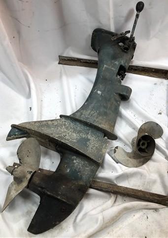 1954 Scott Atwater Bail a matic Boat Motor, 10Hp Classic Outboard Ser #38452258