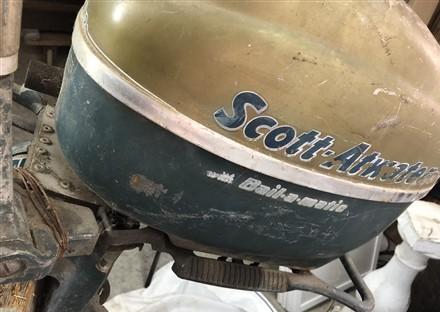 1954 Scott Atwater Bail a matic Boat Motor, 10Hp Classic Outboard Ser #38452258