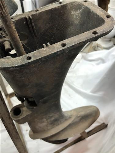 1954 Scott Atwater Bail a matic Boat Motor, 10Hp Classic Outboard Ser #38452258