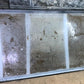 Black & White Porcelain Table Top Panel, Kitchen Cupboard Hoosier Enamel A43