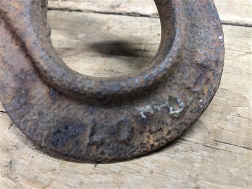 Cast Iron Antique Vintage Pulley, Hay Trolley Carrier Rustic Farmer Country a29