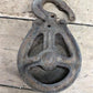 Cast Iron Antique Vintage Pulley, Hay Trolley Carrier Rustic Farmer Country a29