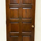 Vintage 36x80 Solid Wood Carved Panel Interior Door with Trim/Jamb Mid-Century
