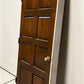 Vintage 36x80 Solid Wood Carved Panel Interior Door with Trim/Jamb Mid-Century