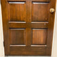 Vintage 36x80 Solid Wood Carved Panel Interior Door with Trim/Jamb Mid-Century