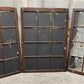 3 Wooden Framed Decorative Glass Panels Casement Windows Furniture Parts