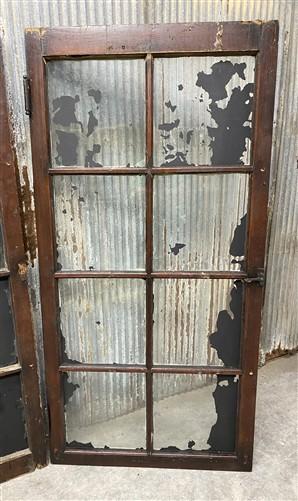 3 Wooden Framed Decorative Glass Panels Casement Windows Furniture Parts