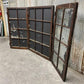 3 Wooden Framed Decorative Glass Panels Casement Windows Furniture Parts