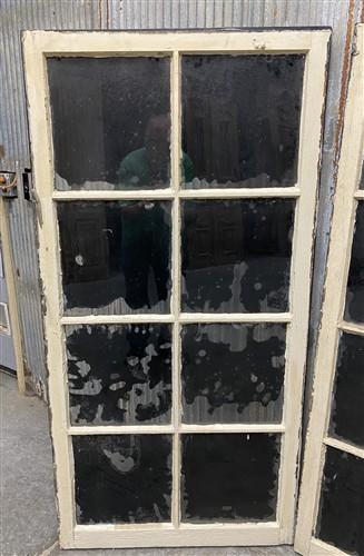 3 Wooden Framed Decorative Glass Panels Casement Windows Furniture Parts