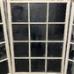 3 Wooden Framed Decorative Glass Panels Casement Windows Furniture Parts