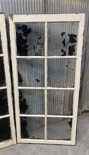 3 Wooden Framed Decorative Glass Panels Casement Windows Furniture Parts