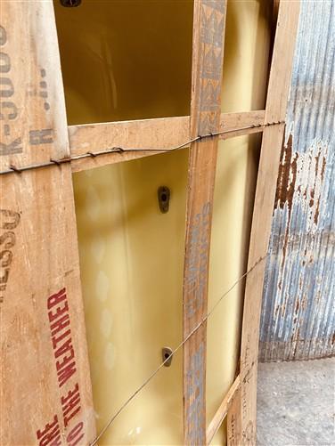 Briggs Beauty Spa Whirlpool Bathtub, Vintage Yellow New/Old Stock, Mid Century