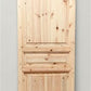 French Single Door (36x96) European Styled Door, Raised Panel Door, Q34-A