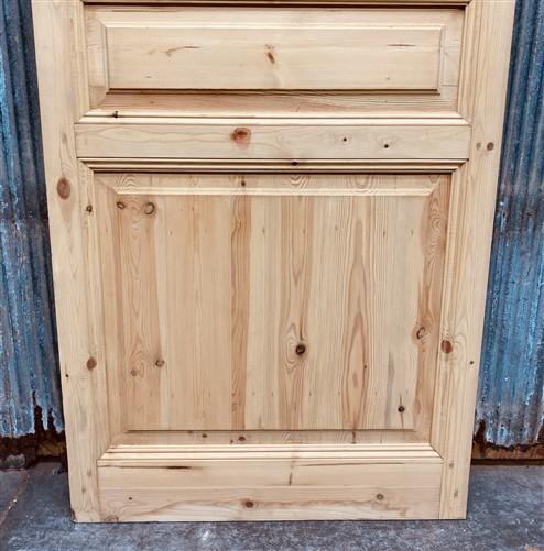 French Single Door (36x96) Pine Interior Door, European Rustic Styled, Q35-A
