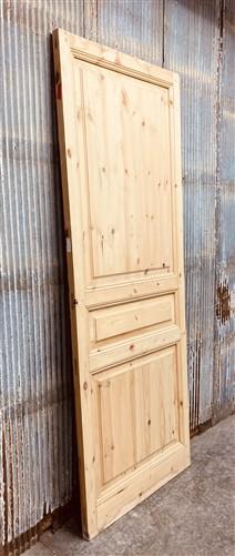 French Single Door (36x96) Pine Interior Door, European Rustic Styled, Q35-A