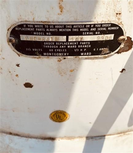 Montgomery Ward Signature Washing Machine, Vintage Washing Machine Model LNC841A