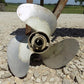 3 Blade Johnson Evinrude OMC Boat Propeller, 10x11 307318 Aluminum Boat Prop B