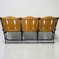 3 Vintage Wood Folding Theater Seats, Auditorium Seats, Entryway Bench, E32